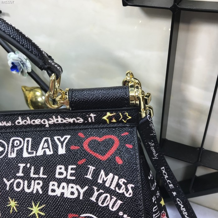 Annareps Great quality D*olce&G*abbana Top Bag 25*20*12cm Free shipping
