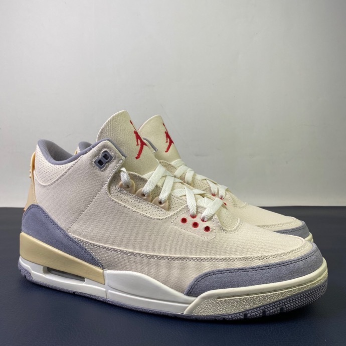 Annareps Great quality Air Jordan 3 MUSLIN DH7139-100 Free shipping