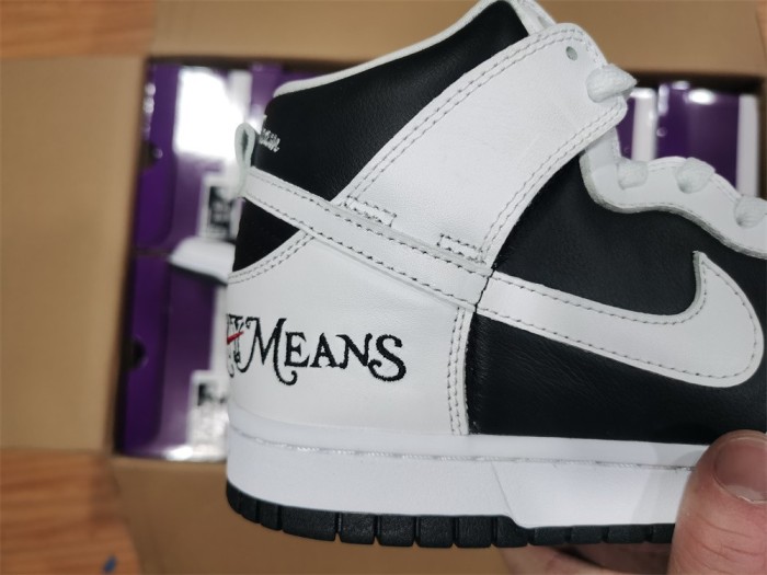 Free shipping from annareps Supreme x Nike SB Dunk High QS “By Any Means”SUP DN3741-002 Free shipping