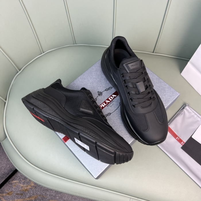 Men P*rada Top Sneaker （ annareps ） Free shipping