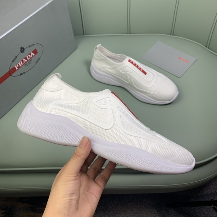 Men P*rada Top Sneaker （ annareps ） Free shipping