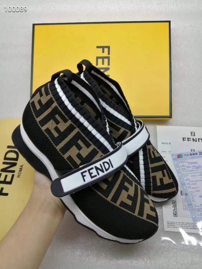 Annareps Great quality Men Women F*endi Top Sneaker Free shipping