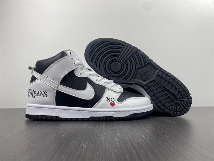 Free shipping from annareps Supreme x Nike SB Dunk High QS “By Any Means”SUP DN3741-002 Free shipping