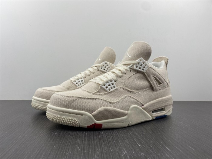 Annareps Great quality Air Jordan4 WMNS CANVAS DQ4909-100 Free shipping