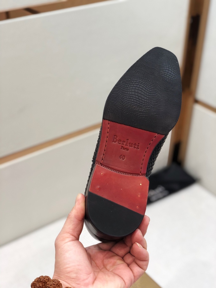 Annareps Great quality Men B*erluti Top Loafer Free shipping