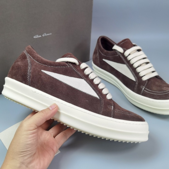 Men Women R*ick O*wens Top Sneaker (annareps) Free shipping