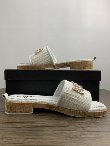 Annareps Great quality 2022 Women C*hanel Top Sandals Free shipping