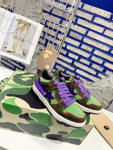 Annareps Great quality Men Women B*ape Top Sneaker Free shipping