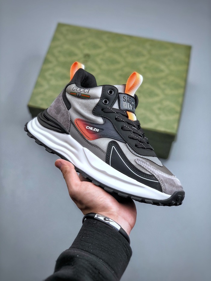 Men G*ucci Top Sneaker (annareps) Free shipping