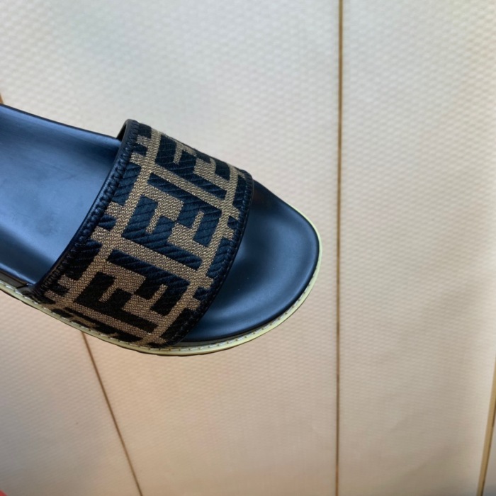 Annareps Great quality Men F*endi Top Slippers Free shipping