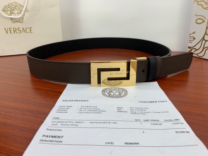 Annareps Great quality V*ersace Belts Top Quality 35MM Free shipping