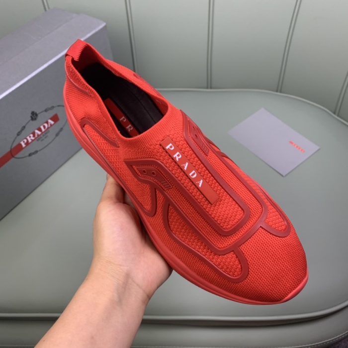 Men P*rada Top Sneaker （ annareps ） Free shipping