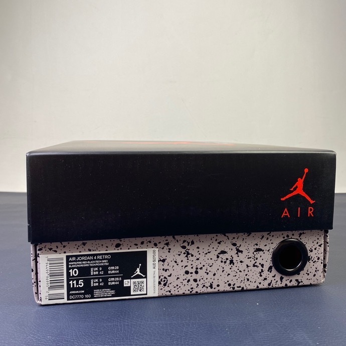 Annareps Great quality Air Jordan 4 Fire Red DC7770-160 Free shipping