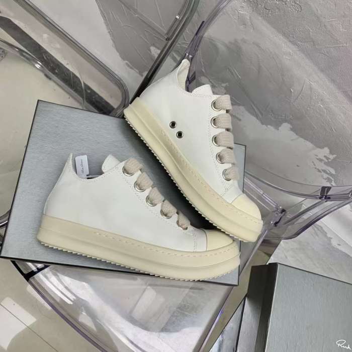 Men Women R*ick O*wens Top Sneaker (annareps) Free shipping