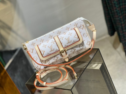 Lady L*ouis V*uitton buci handbag Top Quality27*14*6cm (annareps) Free shipping