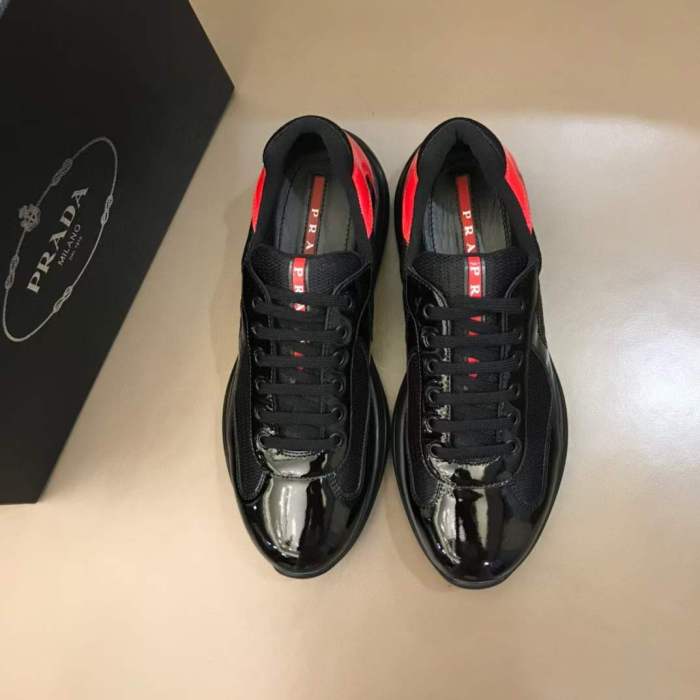Annareps Great quality Mens P*rada Top Sneakers Free shipping