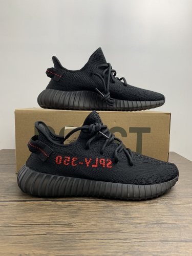 Annareps Great quality Annareps Great quality Yeezy Boost 350 V2 Black Red CP9652 Free shipping