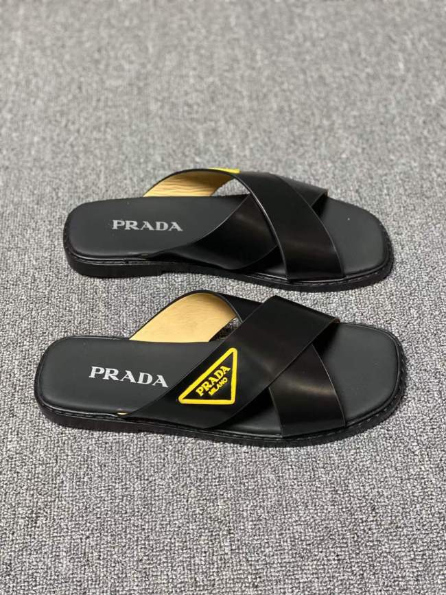 Annareps Great quality Men P*rada Top Sandals Free shipping