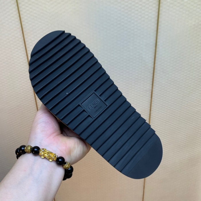 Annareps Great quality Men F*endi Top Slippers Free shipping