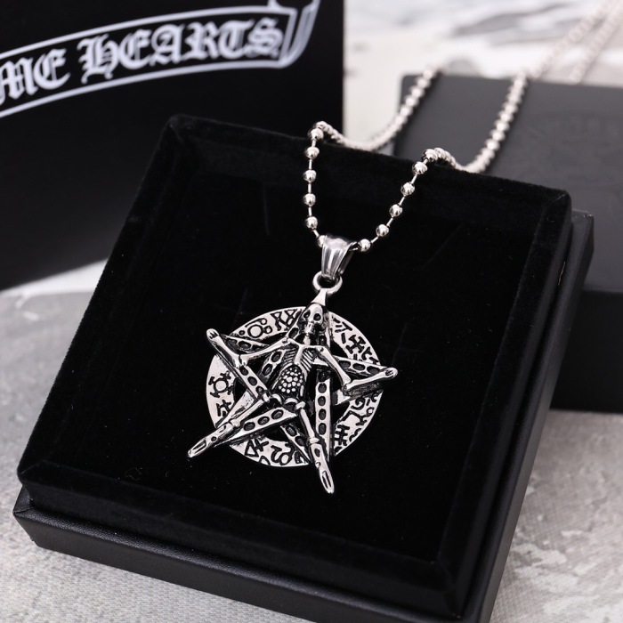 Annareps Great quality Necklace C*hrome H*earts Free shipping