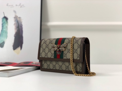 Annareps Great quality G*ucci Bag Top Quality 20*12.5*4CM Free shipping