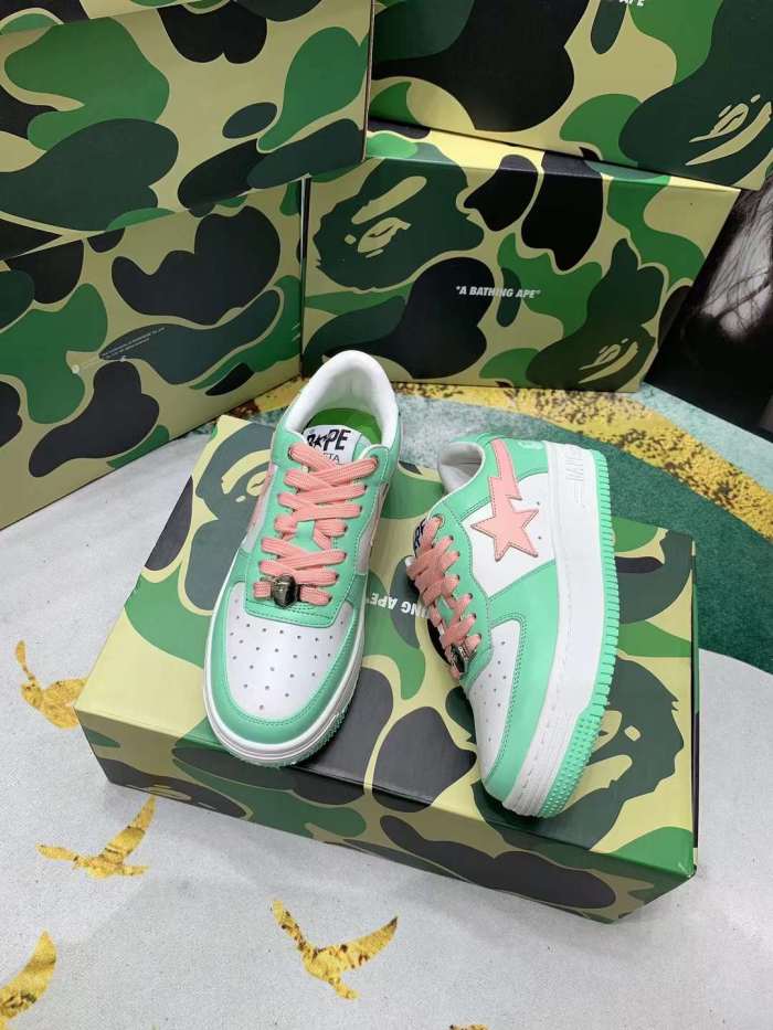 Men Women B*ape sta low Top Sneaker ( annareps) Free shipping