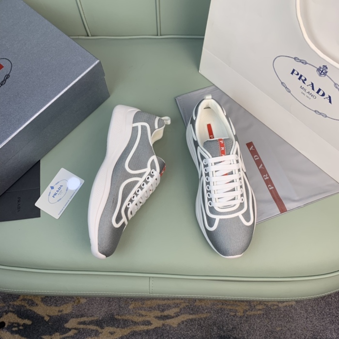 Men P*rada Top Sneaker （ annareps ） Free shipping