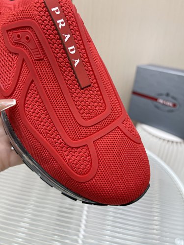 Men P*rada Top Sneaker （ annareps ） Free shipping