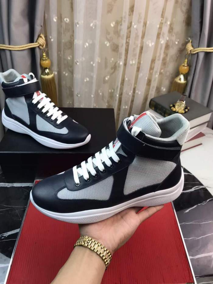 Annareps Great quality Men P*rada Top Sneakers Free shipping