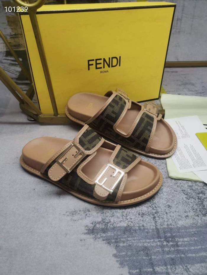 Women Men F*endi Top Sandals （ annareps） Free shipping