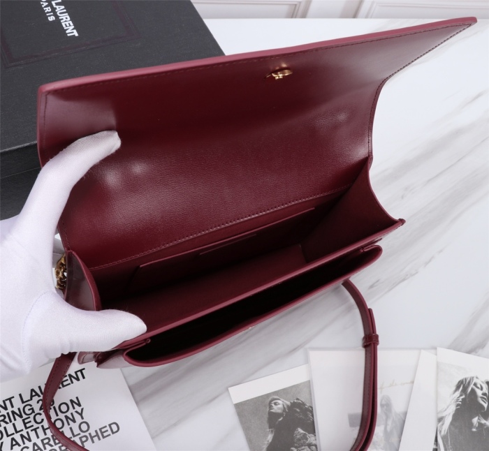 Annareps Great quality Y*SL Bag Top Quality 25*18*5CM Free shipping