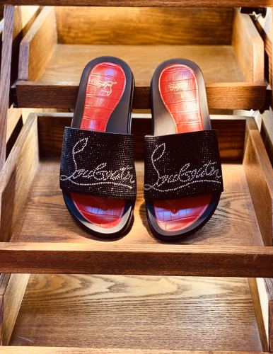 Annareps Great quality Men C*hristian L*ouboutin Top Sandals Free shipping