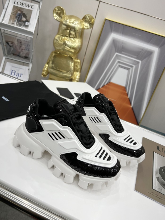 Men P*rada Top Sneaker （ annareps ） Free shipping