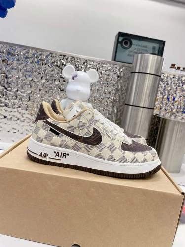 Free shipping from annareps Men Women L*ouis V*uitton x NIKE Air force1 22ss Free shipping