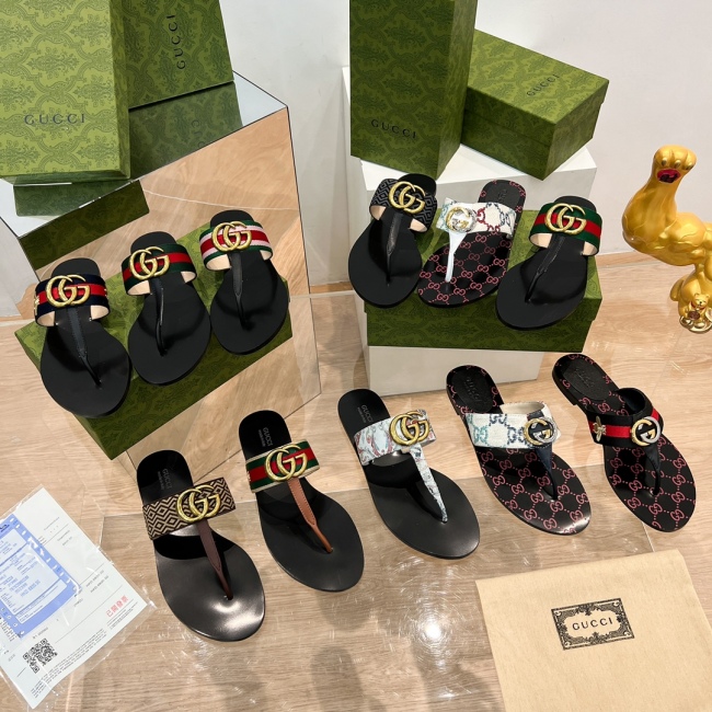 Annareps Great quality Men Women G*ucci Top Sandals Free shipping