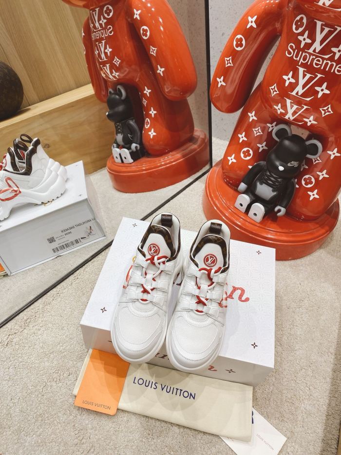 Annareps Great quality Women L*ouis V*uitton Top Sneaker Top Sneaker Free shipping