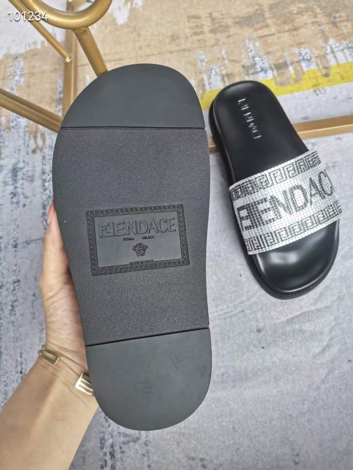Men Women F*endi Top Sandals (annareps) Free shipping