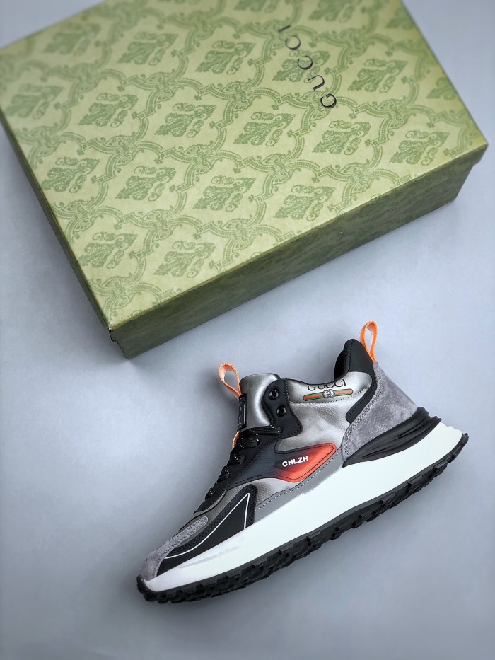 Men G*ucci Top Sneaker (annareps) Free shipping