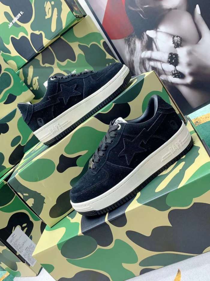 Men Women B*ape sta low Top Sneaker ( annareps) Free shipping