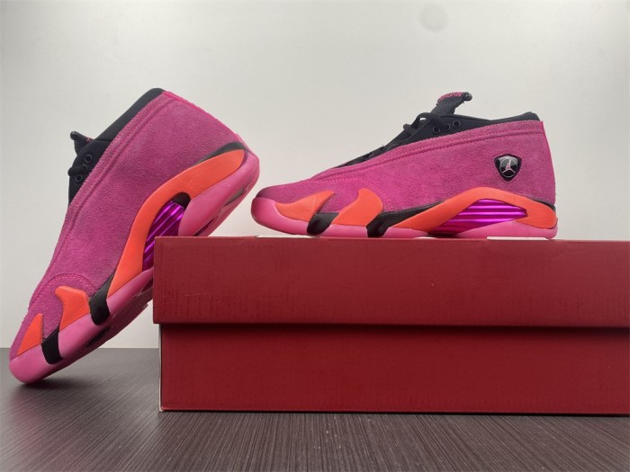 Annareps Great quality Air Jordan 14 Low WMNS Shocking Pin Free shipping