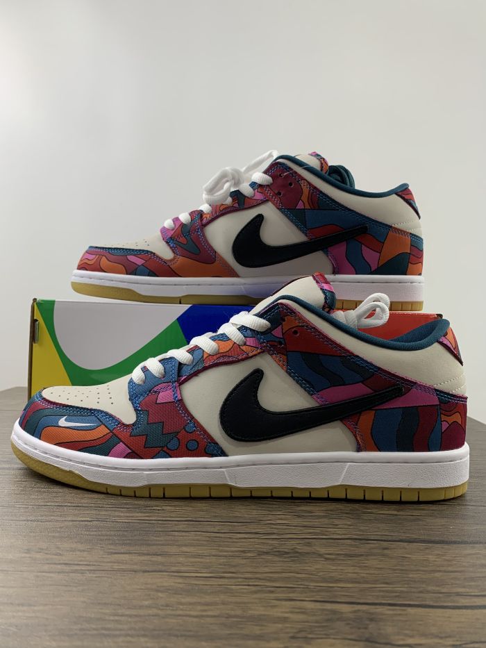 Free shipping from annareps Parra x NiKe SB Dunk Low Abstract Art Free shipping