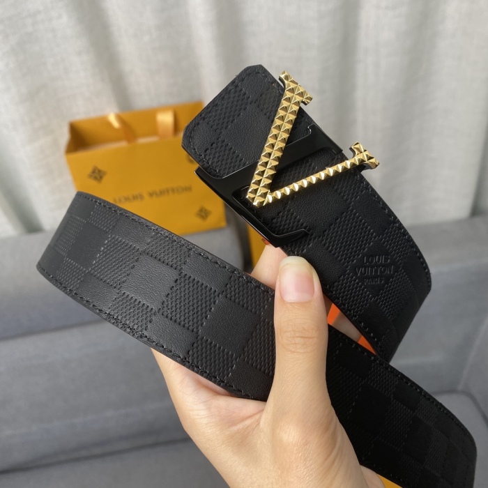 Annareps Great quality L*ouis V*uitton Belts Top Version 4.0cm Free shipping