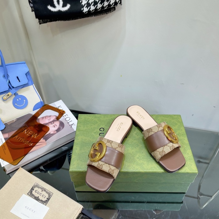 Annareps Great quality Women G*ucci Top Sandals Free shipping