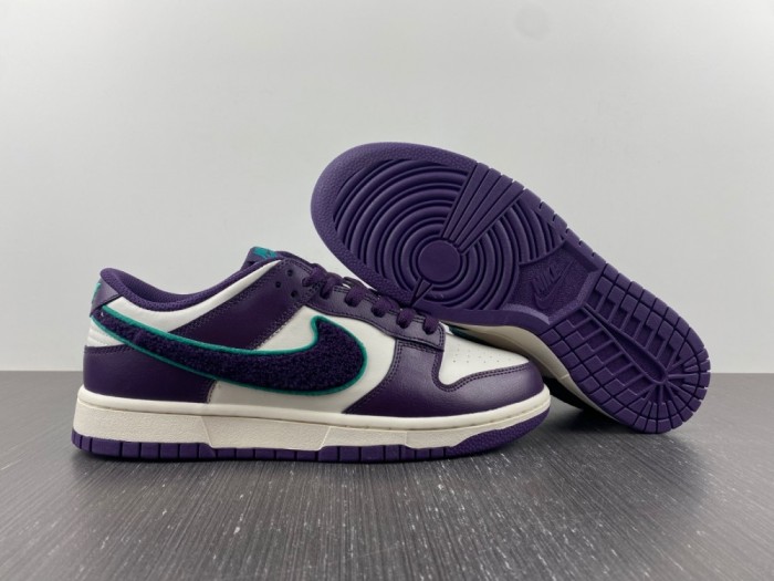 Free shipping from annareps SB Dunk Low Chenille Swoosh DQ7683-100 Free shipping