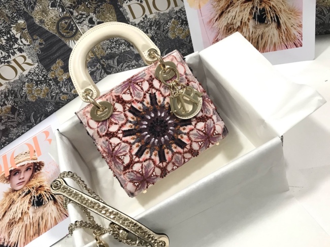 Annareps Great quality D*ior Top Bag 17*15*7cm Free shipping