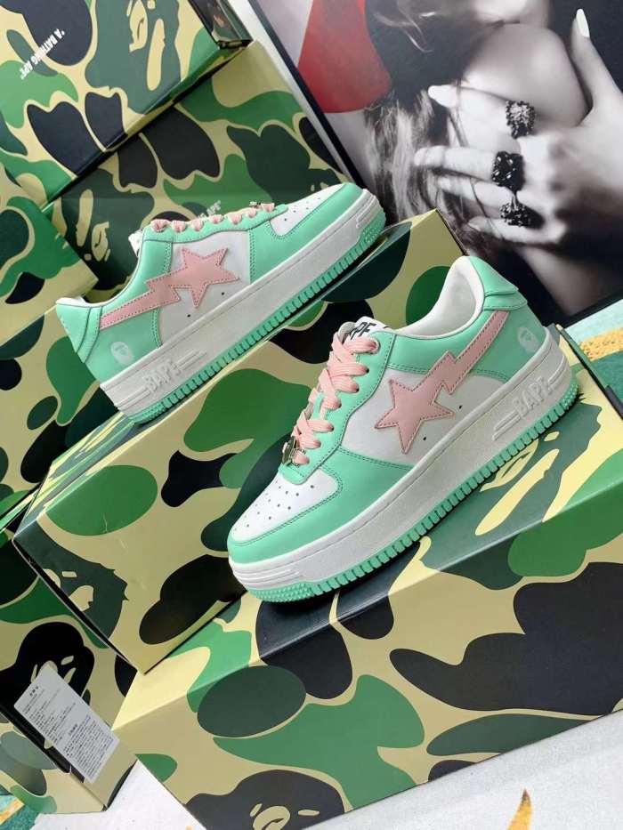 Men Women B*ape sta low Top Sneaker ( annareps) Free shipping