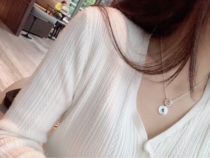 Annareps Great quality Necklace H*ermes Free shipping