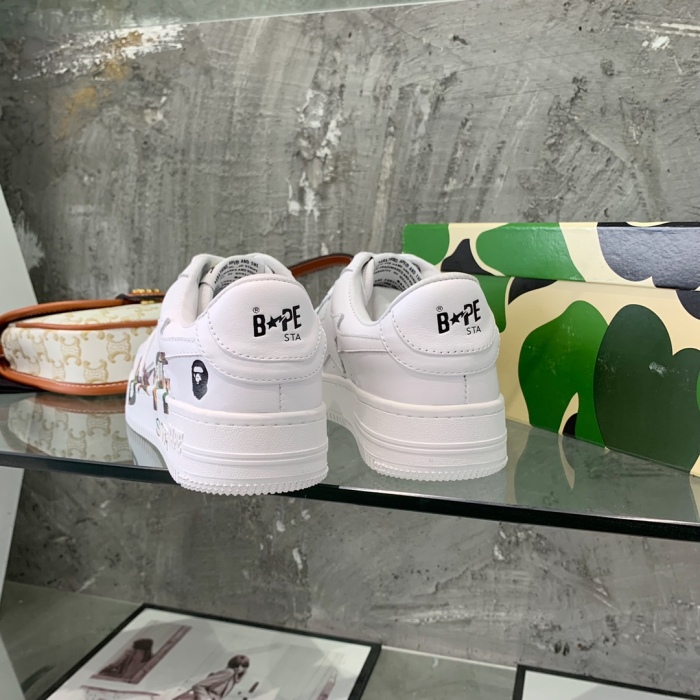 Annareps Great quality Men Women B*ape Top Sneaker Free shipping
