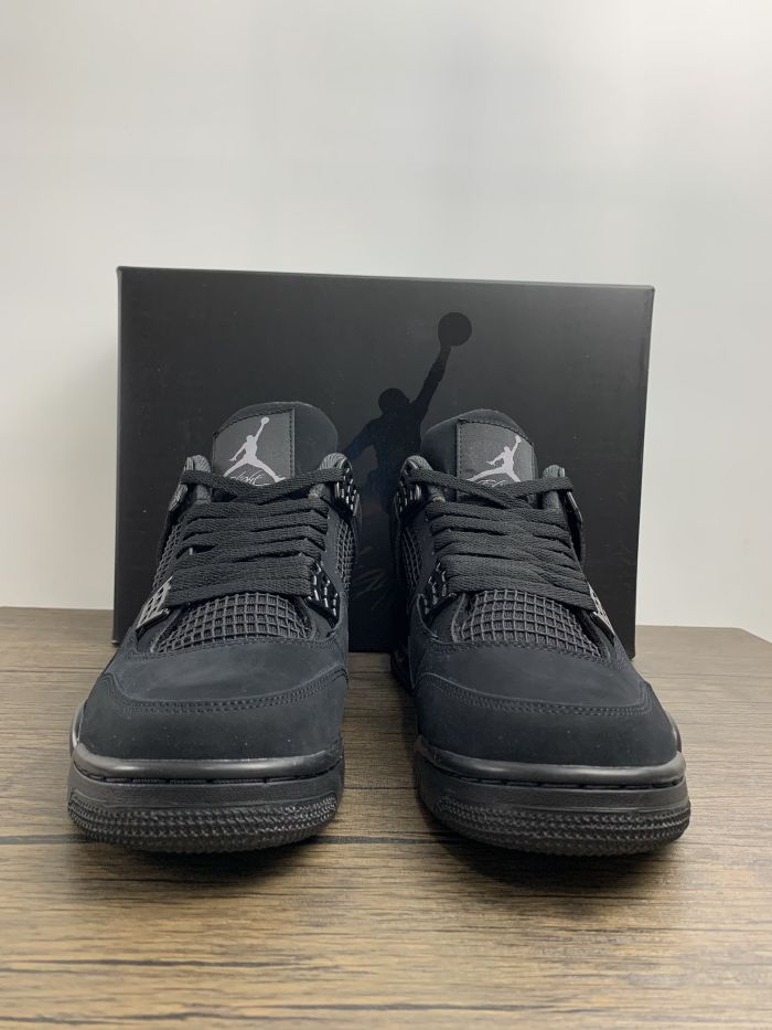 Annareps Great quality Air Jordan AJ4 Black Free shipping