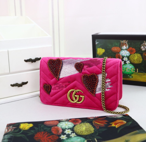 Annareps Great quality G*ucci Bag Top Qualit 18*10*5CM Free shipping